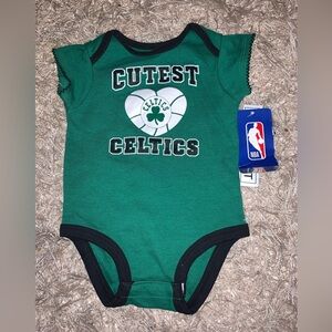 Boston Celtics NBA Onesie - 3/6M - NWT